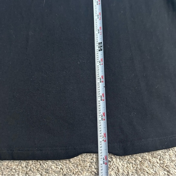 Boden Cap Sleeve Knee Length Jersey Knit Dress 8 Medium Black casual neutral - Picture 7 of 8